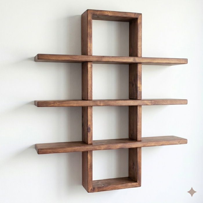 Hanah Home Raf359 Estantería Decorativa de Madera